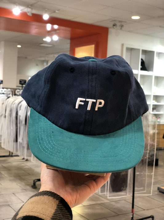 FTP 2 Tone Suede Logo Hat Navy/Green