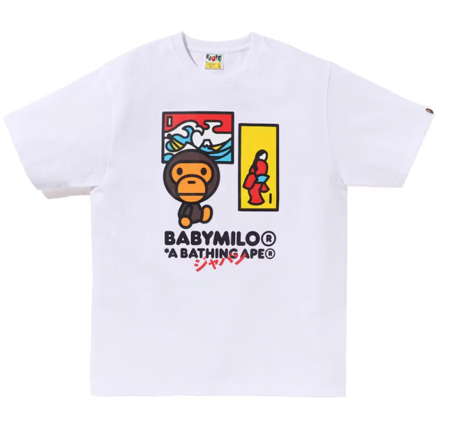 BAPE JAPAN ART BABY MILO TEE