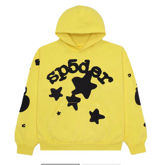 Sp5der Beluga Hoodie Gold