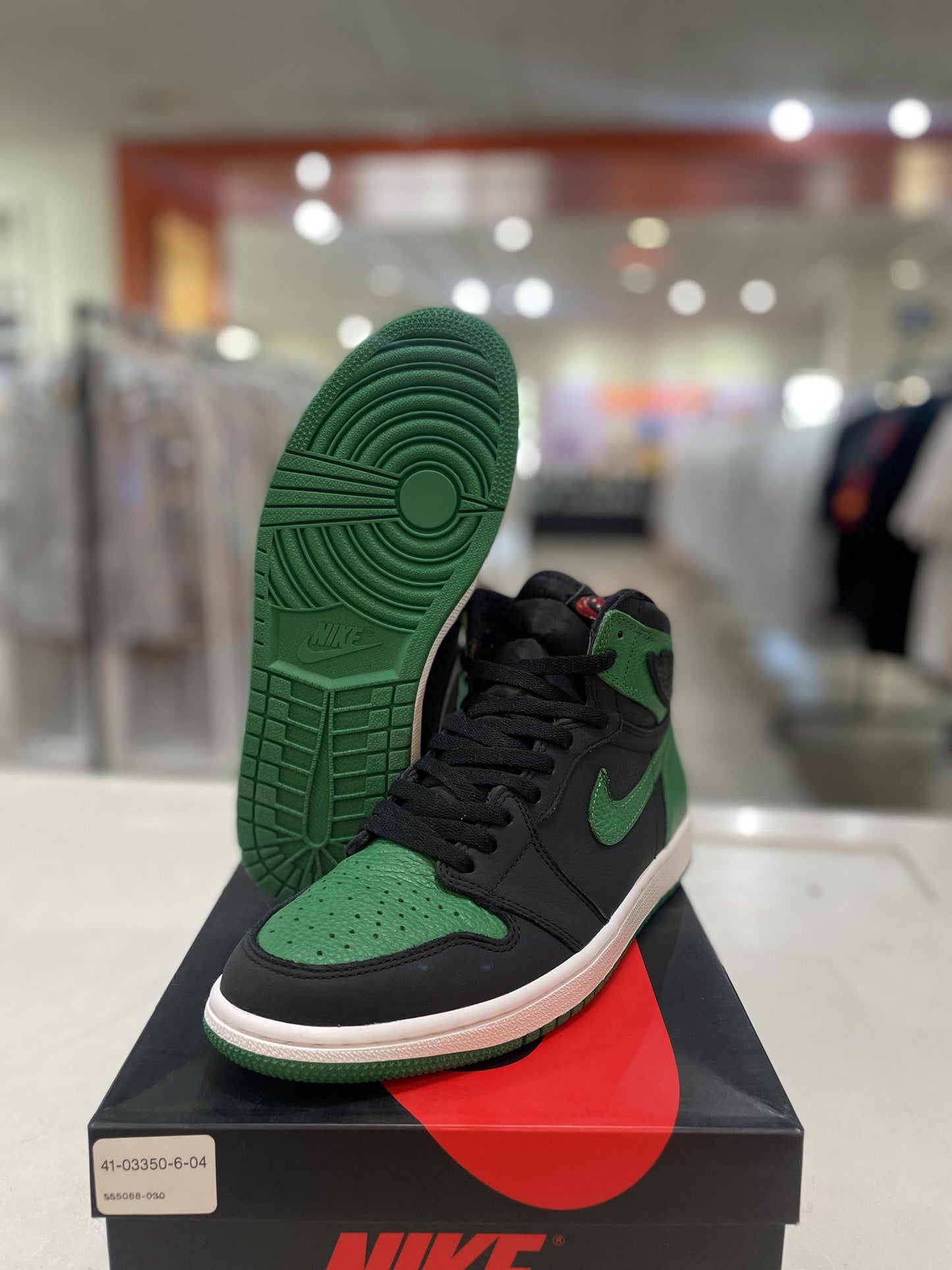 Jordan 1 Retro High Pine Green Black (Pre-Owned)