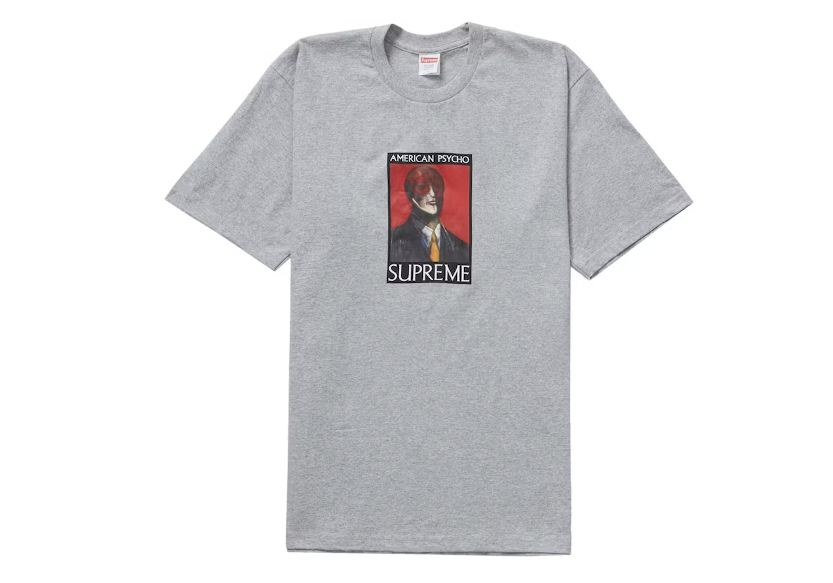 Supreme American Psycho Tee Grey