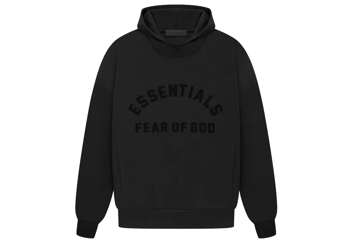 Fear of God Essentials Hoodie Black