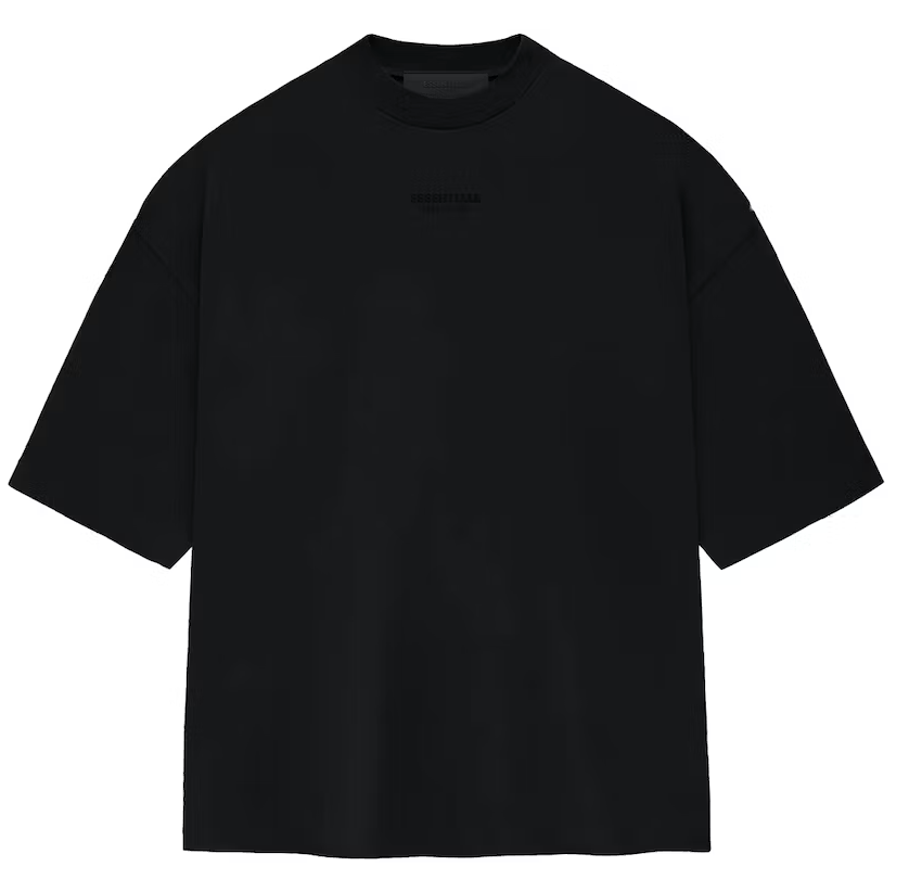 Fear of God Essentials Small Logo Tee Jet Black