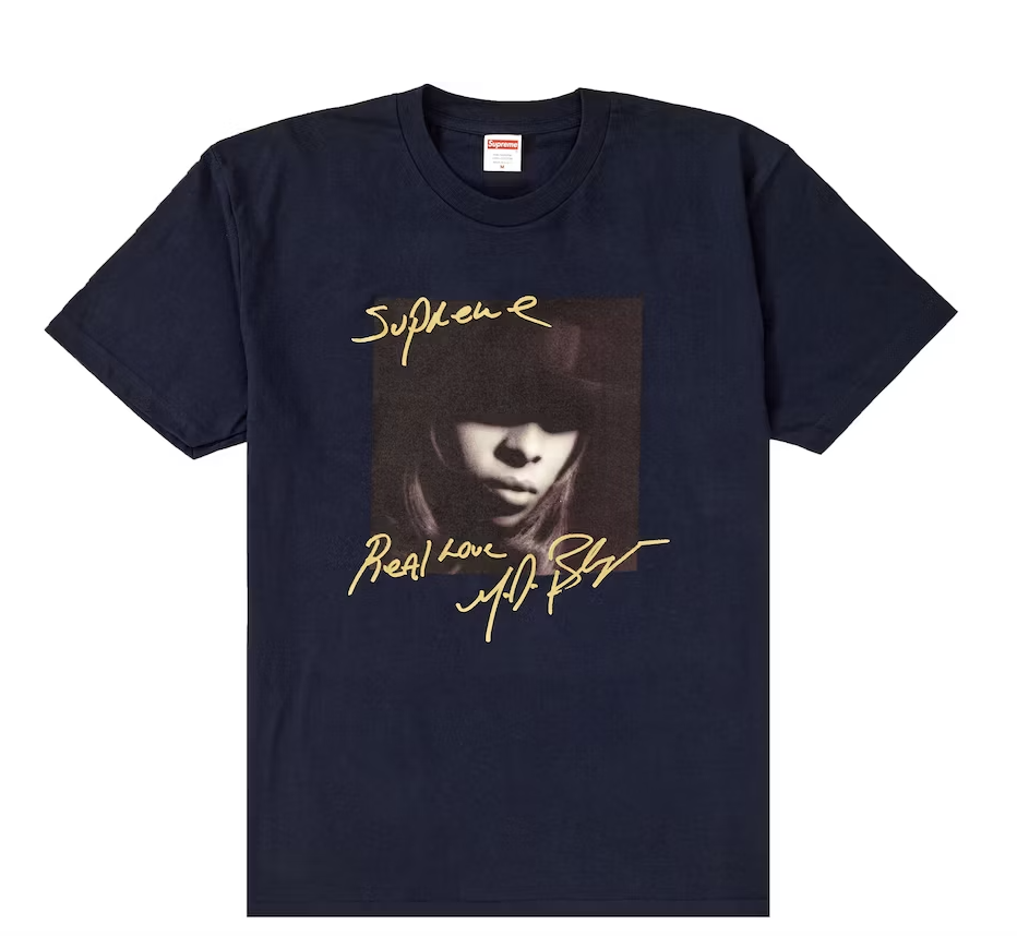 Supreme Mary J. Blige Tee Navy