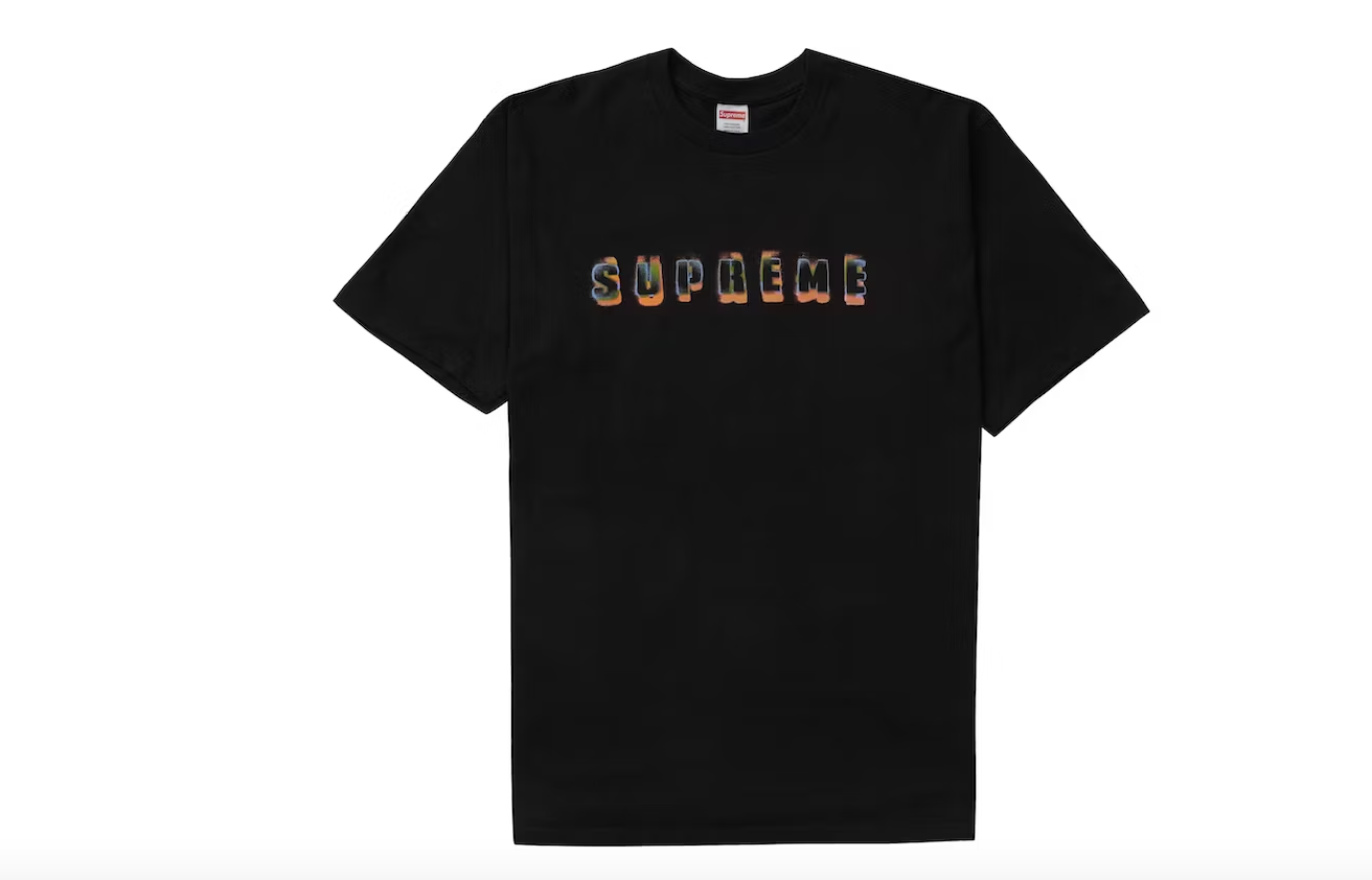 Supreme Stencil Tee Black