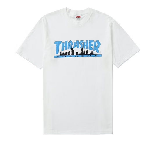 Supreme Thrasher Skyline Tee White