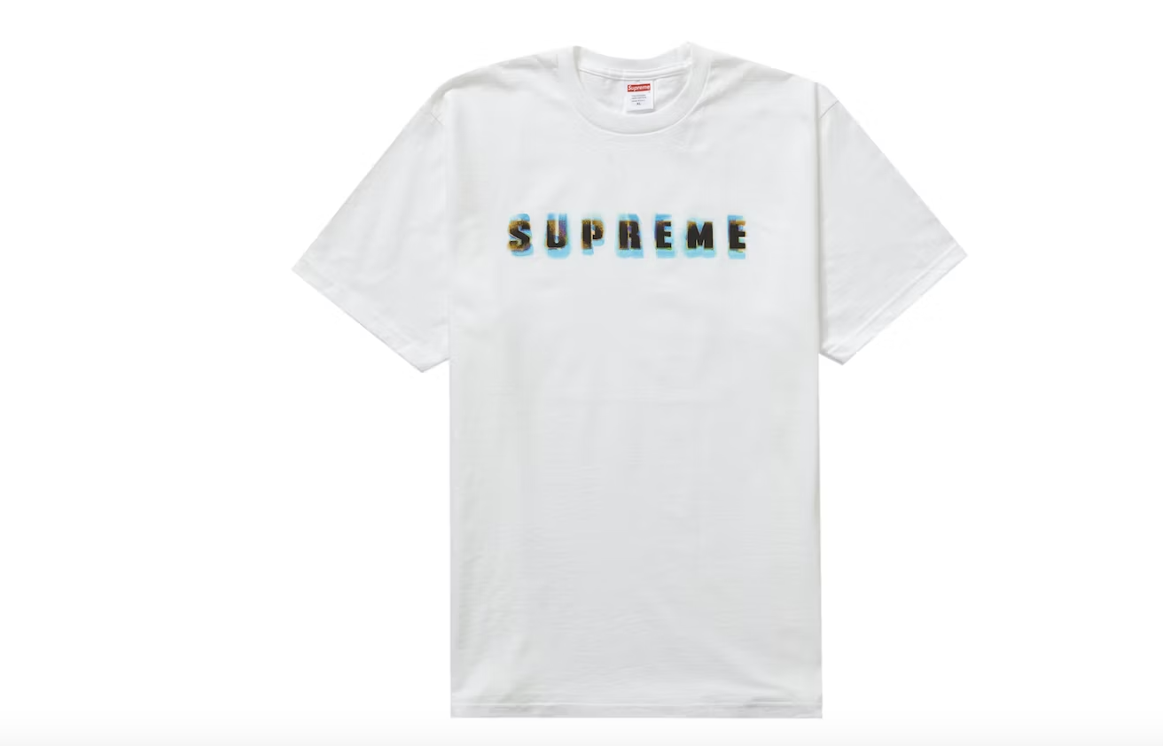 Supreme Stencil Tee White