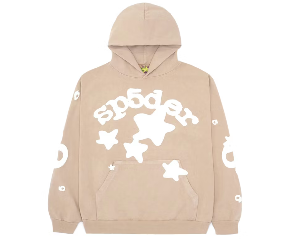 Sp5der Beluga Hoodie Sand