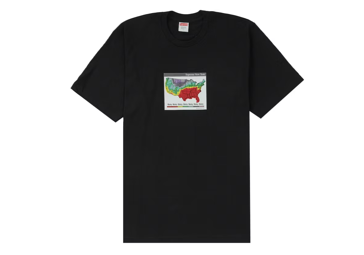 Supreme Weather Tee Black