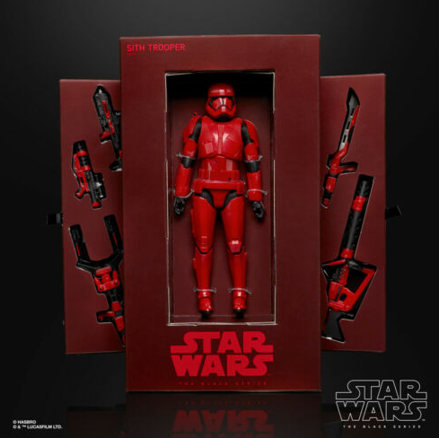 SDCC 2019 Hasbro Star Wars Early Release Black Series Sith Trooper Red