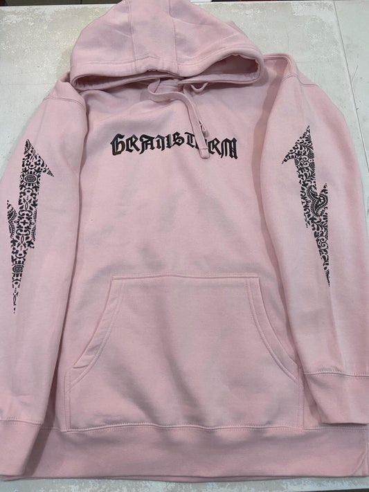 Grailstorm Paisley Hoodie Pink/Black