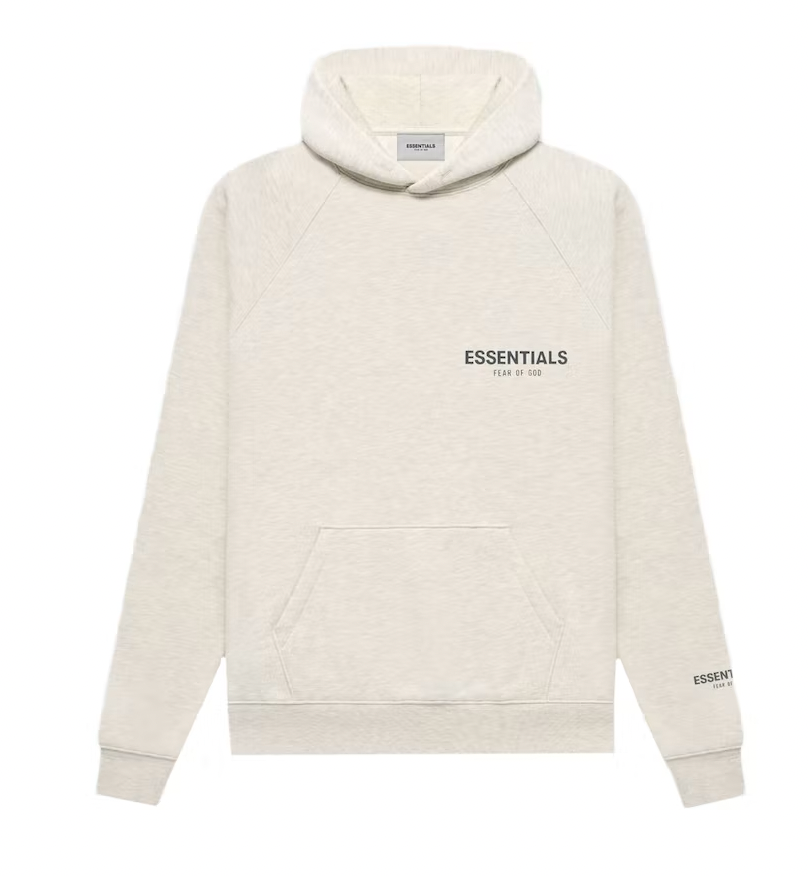 Fear of God Essentials Core Collection Pullover Hoodie Light Heather Oatmeal