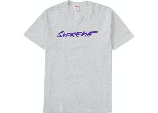 Supreme Futura Logo Tee Ash Grey