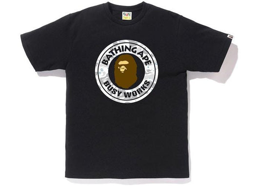 BAPE Space Camo Busy Works Tee Black