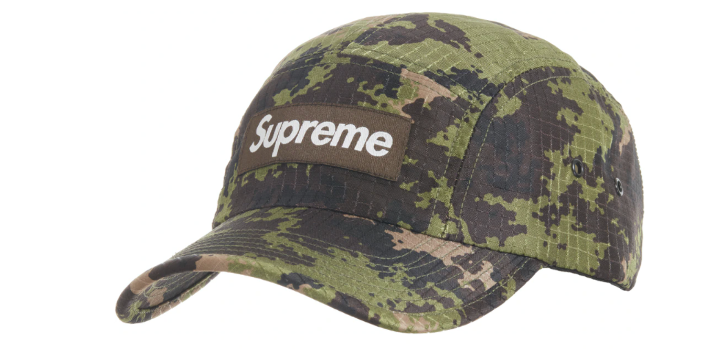 Supreme Military Pattern Camp Cap Olive