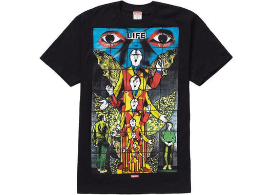 Supreme Gilbert & George LIFE Tee Black