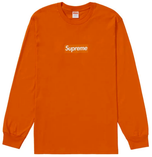 Supreme Box Logo L/S Tee Orange