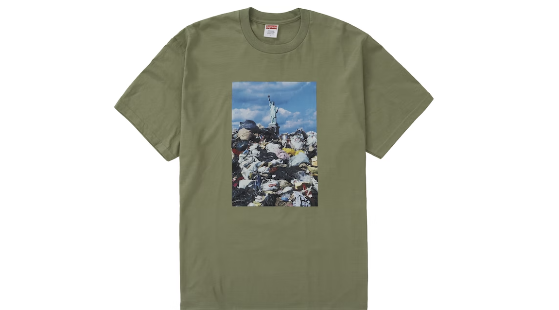 Supreme Trash Tee Light Olive