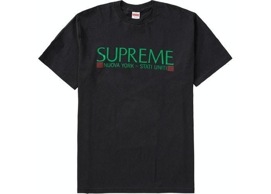 Supreme Nuova York Tee Black