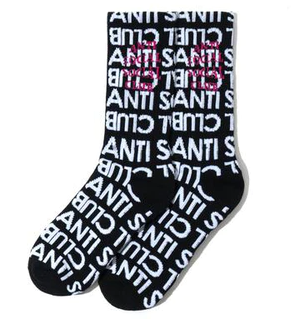 Anti Social Social Club Rich Italian Socks Black