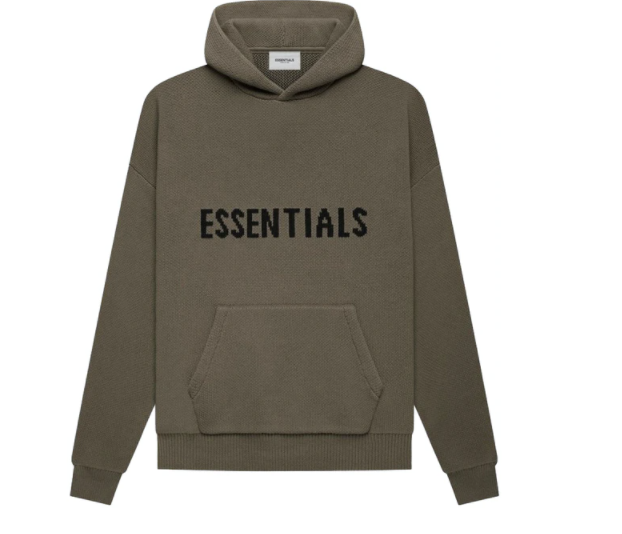 Fear of God Essentials Knit Pullover Hoodie Harvest