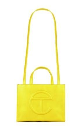 Telfar Shopping Bag Medium Yellow Vegan Leather