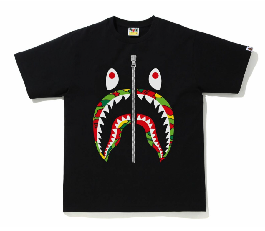 STA CAMO SHARK TEE Black/Multi