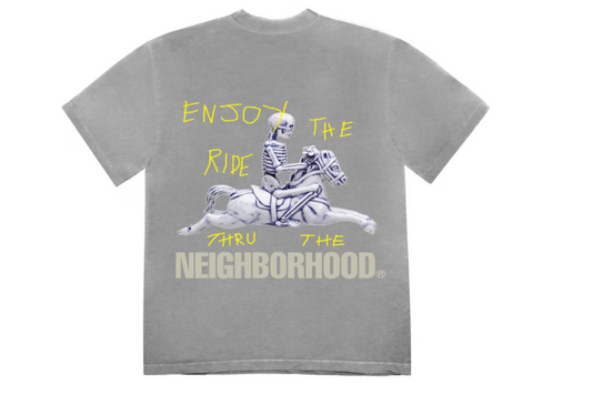 Travis Scott Cactus Jack x Neighborhood Carousel T-shirt Grey