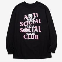 Anti Social Social Club x Neighborhood Black Jack LS Tee Black
