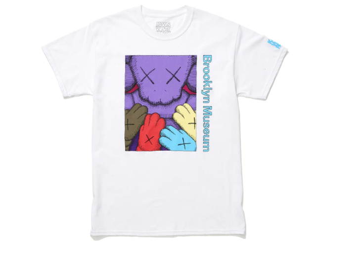 KAWS Brooklyn Museum URGE T-shirt White/Purple