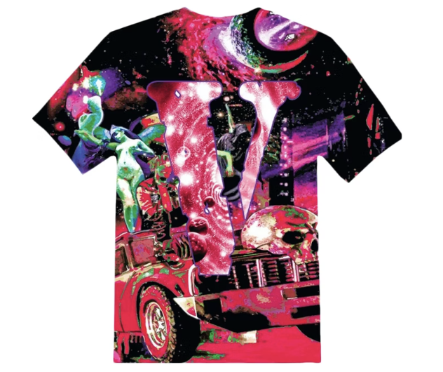 Juice Wrld Galaxy All Over T-shirt Black/Multi