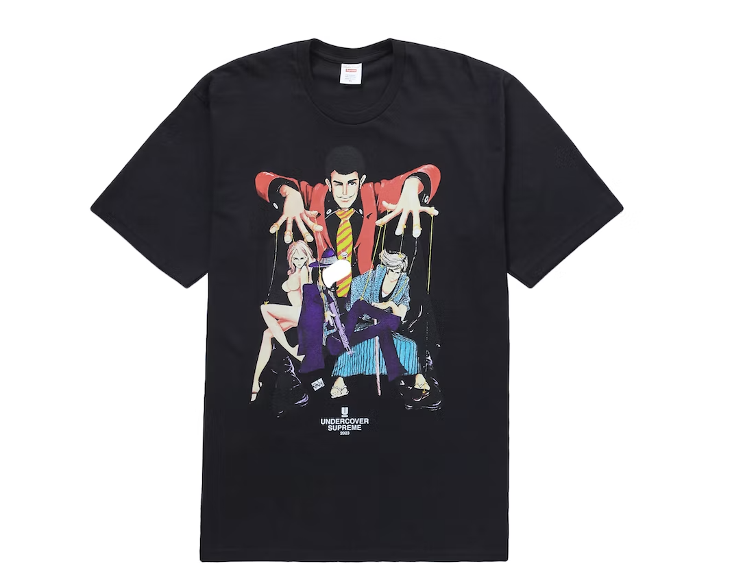 Supreme UNDERCOVER Lupin Tee Black