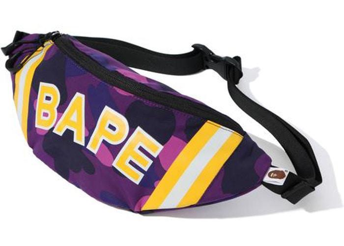 BAPE Color Camo Waist Bag (SS20) Purple