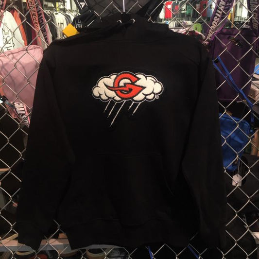 Chenille Patched GrailStorm Hoodie Black