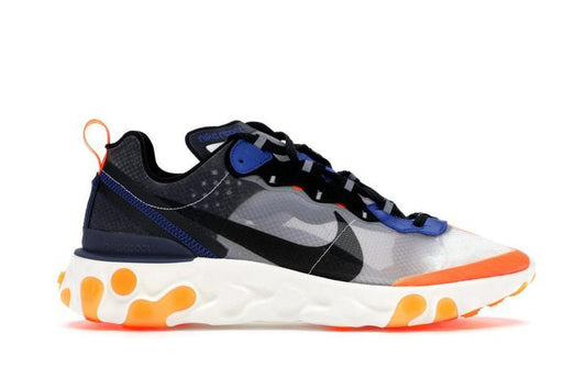 Nike React Element 87 Thunder Blue/Total Orange