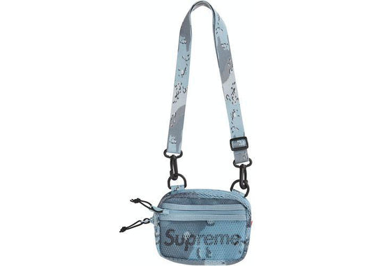 Supreme Small Shoulder Bag (SS20) Blue Chocolate Chip Camo