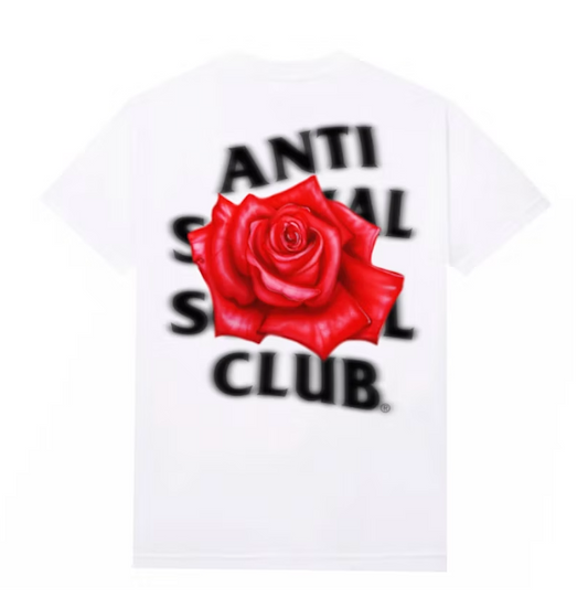 Anti Social Social Club Roses Are Red Tee White