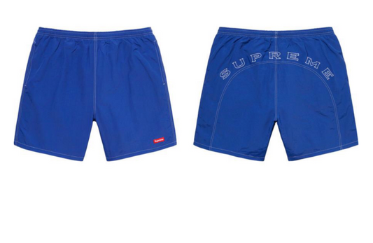 Supreme Arc Logo Water Shorts Royal