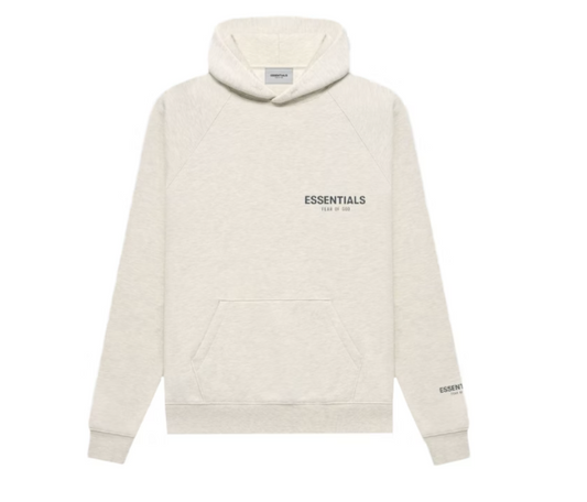 Fear of God Essentials Core Collection Pullover Hoodie Light Heather Oatmeal