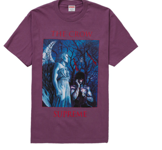 Supreme The Crow Tee Plum