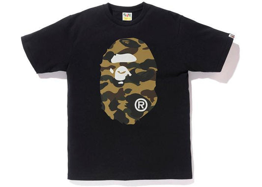 BAPE Reflector 1st Camo Big Ape Head Tee Black/Yellow