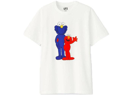 KAWS x Uniqlo x Sesame Street BFF Elmo Tee White