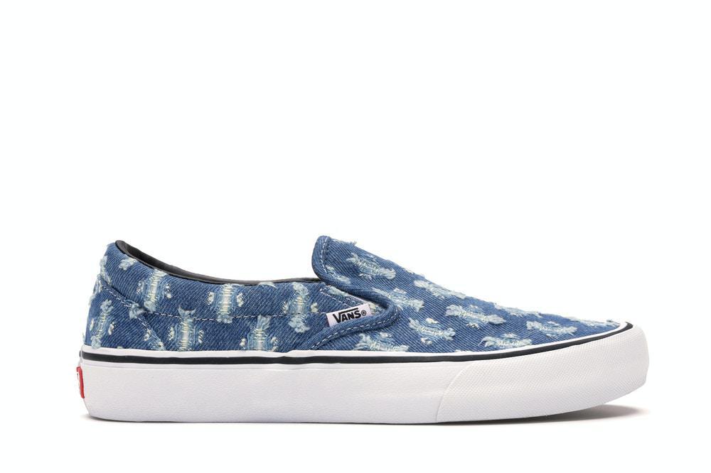 Vans Slip-On Supreme Hole Punch Denim Blue