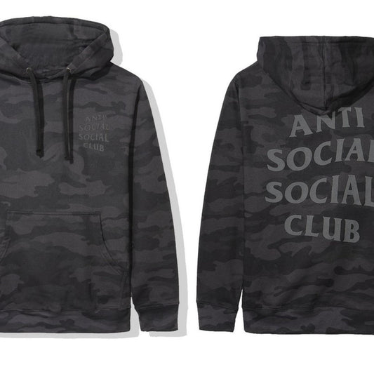 Assc Sleeper Camo Hoodie Black