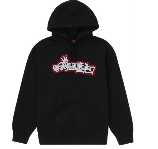 Supreme Handstyle Hooded Sweatshirt Black