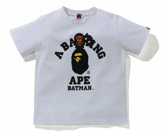 BAPE X DC BABY MILO BATMAN COLLEGE TEE