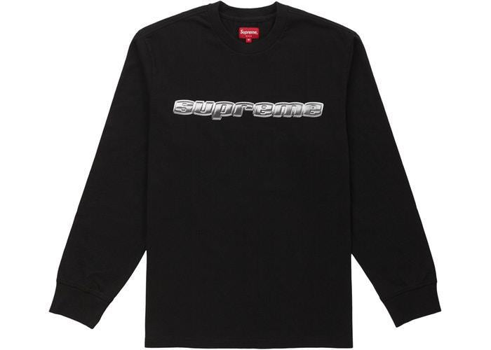 Supreme Chrome Logo L/S Top Black