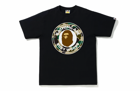 BAPE 1st Camo Busy Works Tee (SS21) Black/Yellow