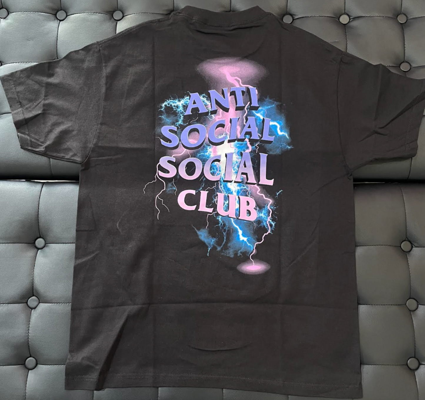 Antisocial Social Club Bolt from the Blue Black Tee