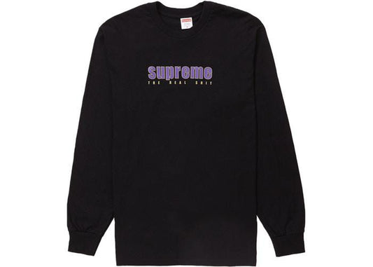 Supreme The Real Shit L/S Tee Black